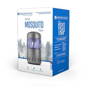 Trampa mata mosquitos con potente lámpara LED UV y ventilador. - SKEETER HAWK