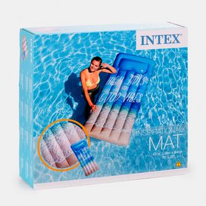 Flotador inflable tipo COLCHONETA ISLA TROPICAL. - INTEX