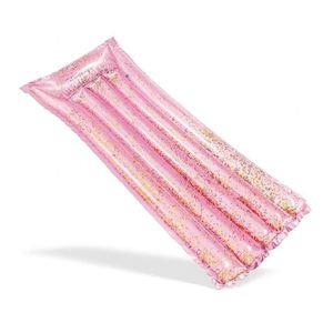 Flotador inflable tipo COLCHONETA GLITTER. - INTEX