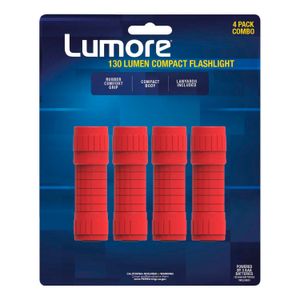 Pack de mini linternas LED plásticas con superficie antideslizante. - LUMORE