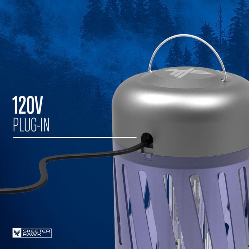 Farol-mata-mosquitos-GRANDE-con-lampara-de-luz-UV-y-red-electrificada-de-gran-potencia.-Estructura-colgante.