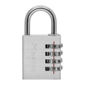 Candado de combinación de 40 mm con cuerpo metálico. - MASTER LOCK