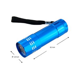 Mini linterna LED compacta; con estructura de aluminio. - ORGILL