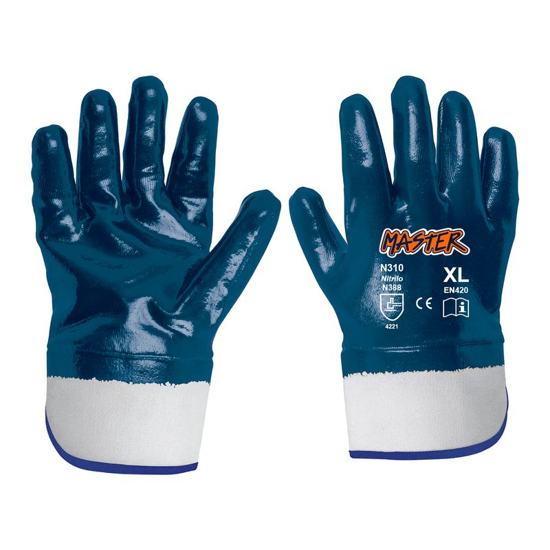 Guantes-de-uso-pesado-EXTRA-GRANDES-de-poliester-suave-con-interior-afelpado-y-palma-con-recubrimiento-de-NITRITEX.