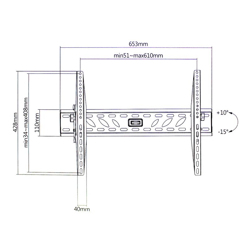 Soporte-de-TV-inclinable-de-montaje-a-pared.-Soporta-televisores-planos-y-curvos-de-37-a-70-pulgadas.-Soporta-50-kg-max.