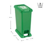 Basurero-de-pedal-de-20-litros-de-capacidad--categorizado-para-basura-a-base-de-RESIDUOS-ORGANICOS-APROVECHABLES.