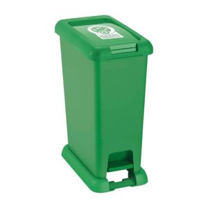 Basurero de pedal de 20 lts; para RESIDUOS ORGÁNICOS APROVECHABLES. - RIMAX