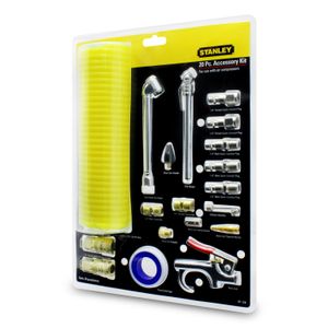Juego de accesorios para compresores de aire con toma de 1/4 pulgadas. - STANLEY