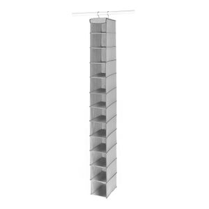 Organizador de zapatos y prendas de estructura extensible de 12 espacios. - MULTYHOGAR