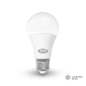 Foco LED tipo bombillo con base estándar E27. - ECO MAX
