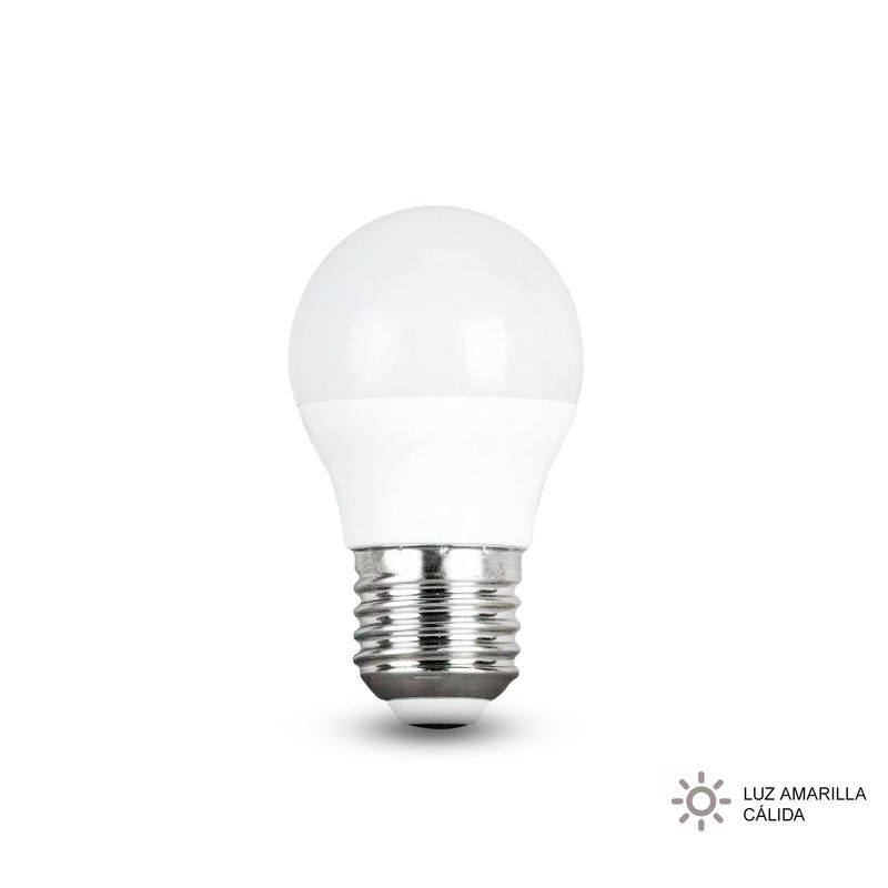 Foco-LED-tipo-bombillo-con-base-E27.-CARACTERISTICAS--5W-Luz--amarilla-calida-Intensidad-450-lumenes.