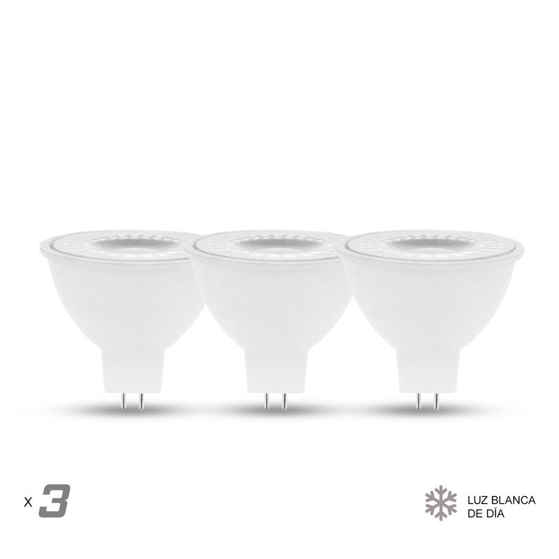 Pack-de-dicroicos-LED-tipo-MR16-con-socket-G5.3.-CARACTERISTICAS--6W-Luz--blanca-de-dia-Intensidad-480-lumenes.