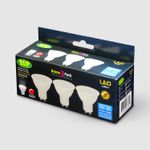 Pack-de-dicroicos-LED-con-socket-GU10.-CARACTERISTICAS--6W-Luz--blanca-de-dia-Intensidad-480-lumenes.
