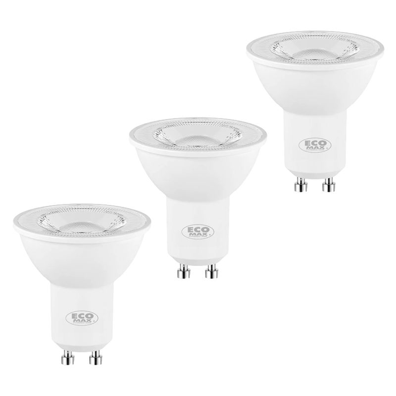 Pack-de-dicroicos-LED-con-socket-GU10.-CARACTERISTICAS--6W-Luz--amarilla-calida-Intensidad-480-lumenes.