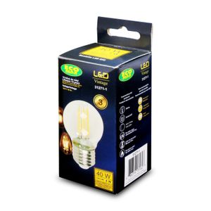 Foco LED tipo bombillo vintage con base estándar E27. - ECO MAX