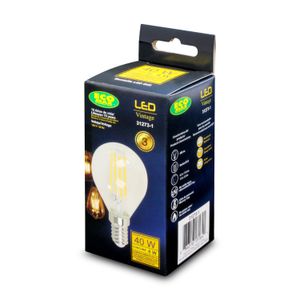 Foco LED tipo bombillo vintage con base E14. - ECO MAX