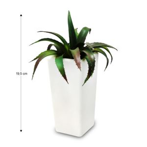Planta decorativa de 12 cm artificial tipo ALOE VERA. - ORGILL