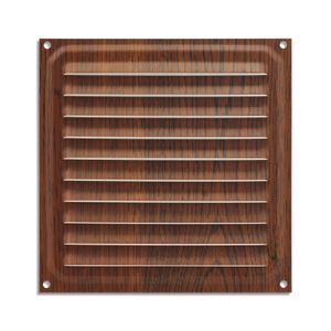 Rejilla de ventilación maderada de aluminio resistente a la intemperie. - BRINOX