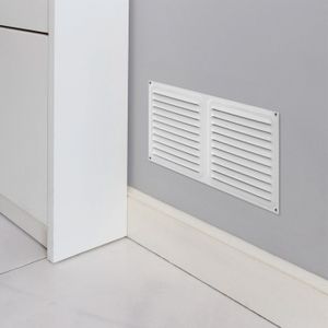 Rejilla de ventilación lacada de aluminio resistente a la intemperie. - BRINOX