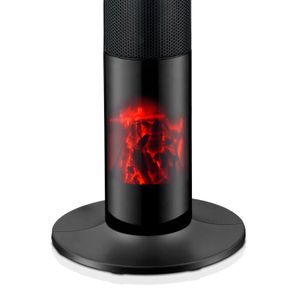Calefactor eléctrico oscilatorio de 800W a 1500W tipo chimenea. - K PRO