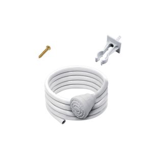 Ducha eléctrica de 110/127 V - 5400W con brazo extensible y mini ducha de mano - FAME