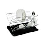 Escurridor-de-platos-con-estructura-de-acero-inoxidable-porta-cubiertos-extraible-y-bandeja-plastica-escurridora.