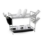 Escurridor-de-platos-de-acero-inoxidable-de-2-niveles-porta-cubiertos-extraible-y-bandeja-plastica-escurridora.