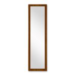 Espejo-de-pared-alargado-con-marco-de-apariencia-de-madera-lisa.-Incluye-anclajes-metalicos-posteriores.