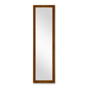 Espejo de pared de 40 x 150 cm con marco de apariencia de madera oscura. - ORGILL