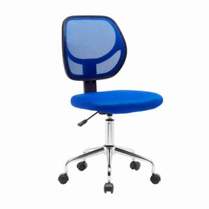 Silla de oficina sin apoyabrazos y respaldo ventilado. - MAY'S