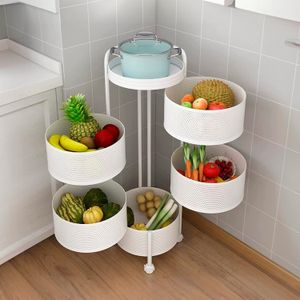 Estantería giratoria multiusos de acero con 5 niveles plegables. - K PRO