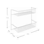 Estante-organizador-de-pared-metalico-de-2-niveles-recubierto-en-PVC.-Organiza-todo-tipo-de-objetos-y-articulos.