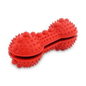 Juguete para perro de forma de HUESO con puntas estimulantes suaves. - PUPPY & CO
