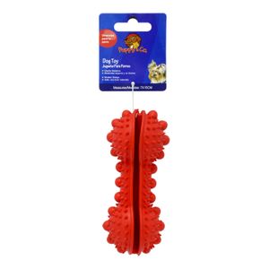 Juguete para perro de forma de HUESO con puntas estimulantes suaves. - PUPPY & CO