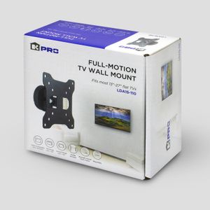 Soporte de TV movible de 13 a 27 pulgadas con diseño que gira, rota e inclina. - K PRO