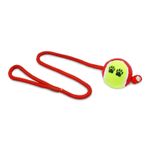 Juguete-para-perro-a-base-de-cuerda-nylon-con-pelota-de-tenis-rigida-resistente-a-jalones-y-mordiscos.