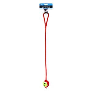 Juguete para perro de cuerda nylon con pelota de tenis. - DUKES