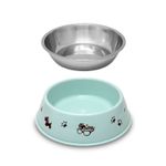 Plato-para-perro-PREMIUM-con-plato-de-acero-inoxidable-y-base-de-plato-de-plastico.