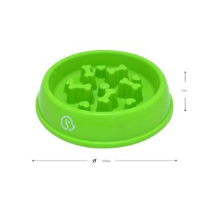 Plato para perro de 23,7 cm con diseño interno que calma el estrés. - VIDA DE PERRO