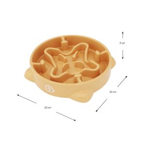 Plato para perro de 21,8 cm con diseño interno que calma el estrés. - VIDA DE PERRO