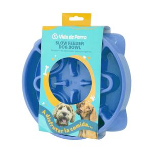 Plato para perro de 21,8 cm con diseño interno que calma el estrés. - VIDA DE PERRO