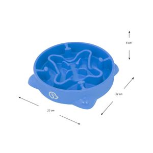 Plato para perro de 21,8 cm con diseño interno que calma el estrés. - VIDA DE PERRO