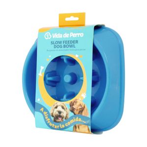 Plato para perro con diseño interno que calma el estrés. - VIDA DE PERRO