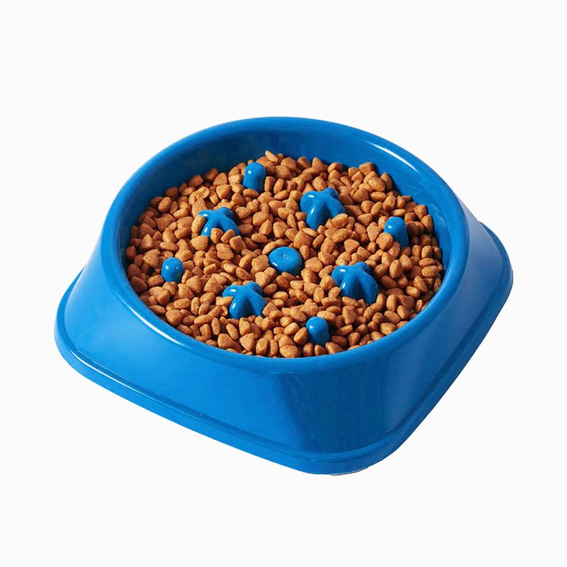 Plato-para-perro-plastico--con-diseño-interno-que-calma-el-estres-y-la-ansiedad-alimentaria.