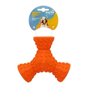 Juguete para perro de forma TRIANGULAR con pupos estimulantes. - VIDA DE PERRO