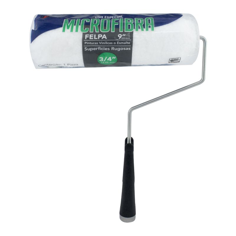 Rodillo-de-9-pulgadas-fabricado-en-felpa-de-microfibra-PREMIUM-de-19-mm.-Ideal-para-pinturas-vinilicas-o-esmalte.