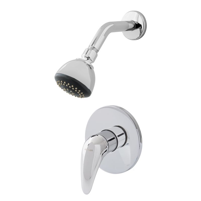 SHELBY-MONOMANDO-PARA-DUCHA-PLACA-REDONDA-CON-REGADERA-Diseño-atemporal-equilibrio-de-formas-redondas-y-cuadradas.