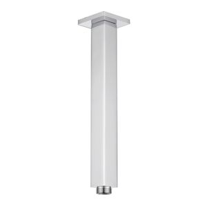 Brazo de ducha vertical cuadrado de 30 cm cromado. - BRIGGS