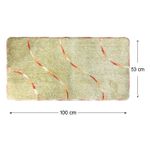 Alfombra-pie-de-cama-con-diseño-de-ONDAS-con-textura-afelpada-
