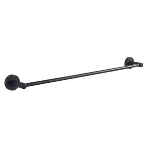 Toallero de baño Berlin de laton color negro mate de 64,5 cm. - BRIGGS